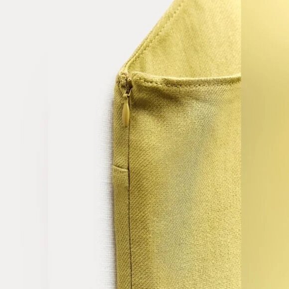 ZARA Linen Blend Dress ZW COLLECTION - NWT - Picture 4 of 13